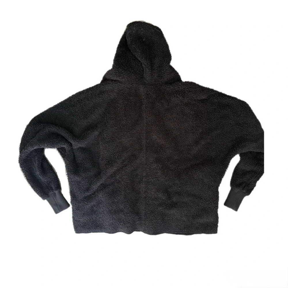 Cozy Black Teddy Jacket - Picture 5 of 7